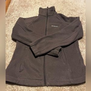 Colombia fleece jacket. Brown. Size Small